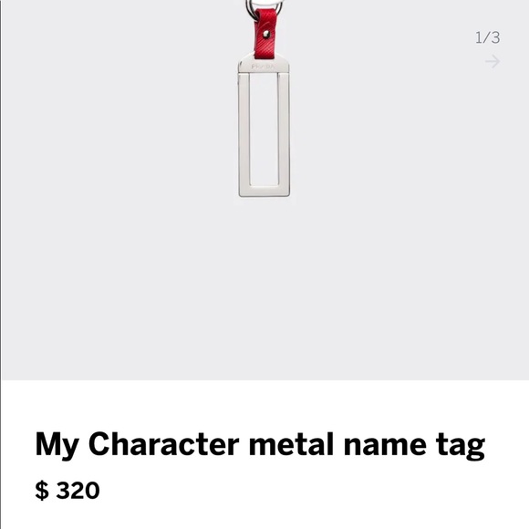 Prada Initial (My Character) Keychain - Picture 10 of 13